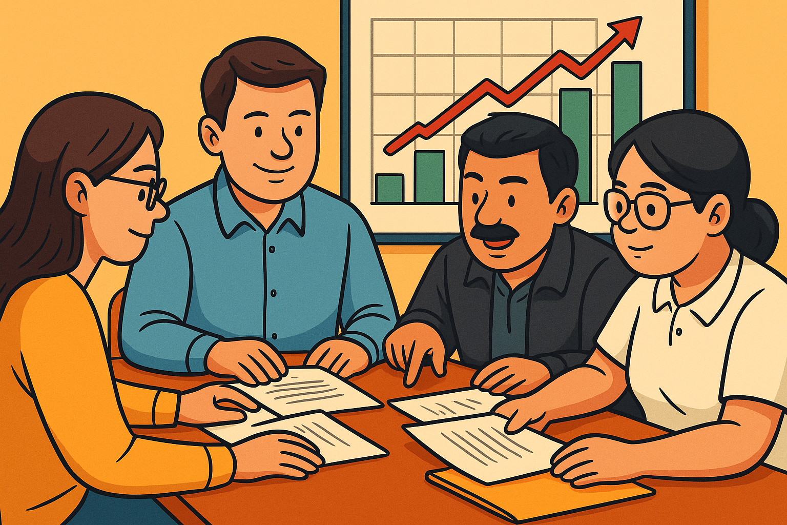 Cluster Level Federation leaders coordinating services for member SHGs