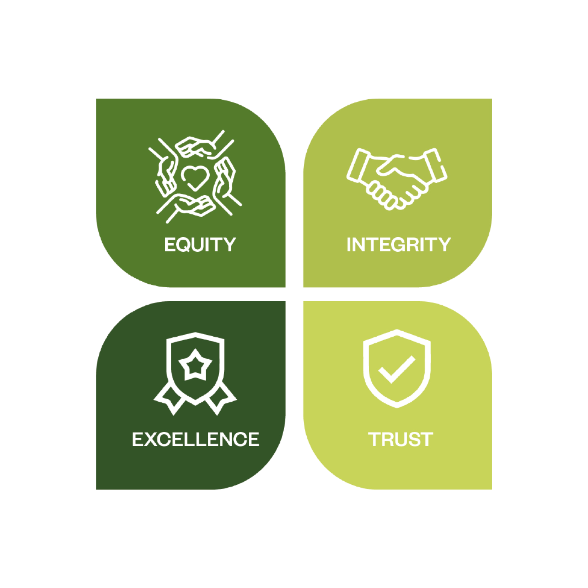 Light symbolizing trust and excellence